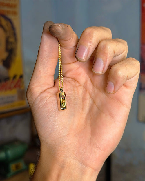 Channel Pendant - 9ct Gold
