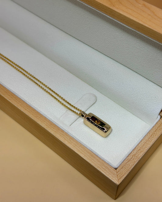 Channel Pendant - 9ct Gold